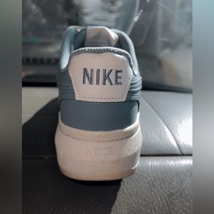 Women’s size 7.5 light blue stack Nikes. Will be cleaned before sell.